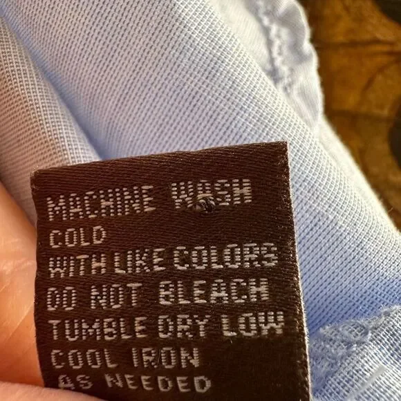 J. MCLAUGHLIN Women's Cotton Long Sleeve Popover Tunic Blouse Blue Size Medium - Picture 9 of 9